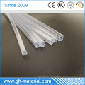 China Supplier Clear PVC Rectangular Square Tube for 3528 LED Strip